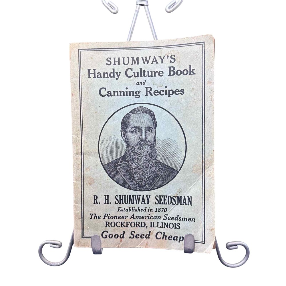 R H Shumway Seedsman Handy Culture Book and Canning Recipes Vintage‎ Gardening